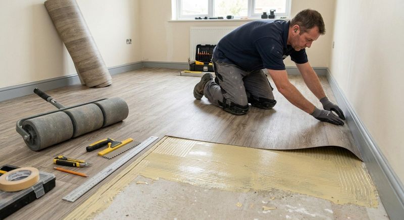 Sheet Linoleum Installation in Denver, CO
