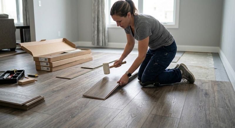 Vinyl Plank Floor Installation in Brighton, CO
