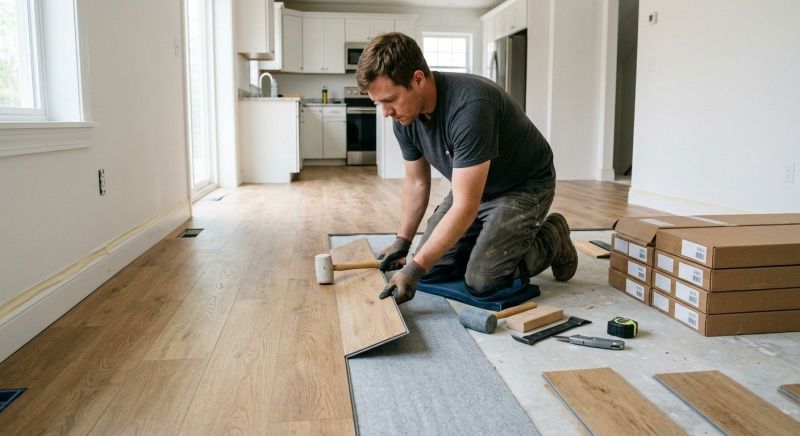 Vinyl Plank Floor Installation in Brighton, CO